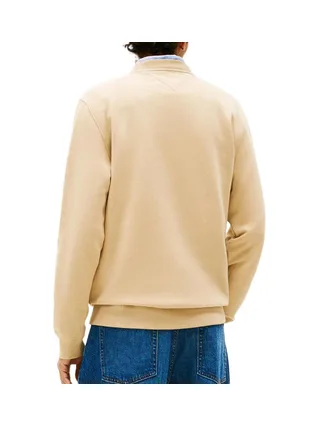Sweat Beige foncé Homme Tommy Hilfiger Reg Flag Crews 2