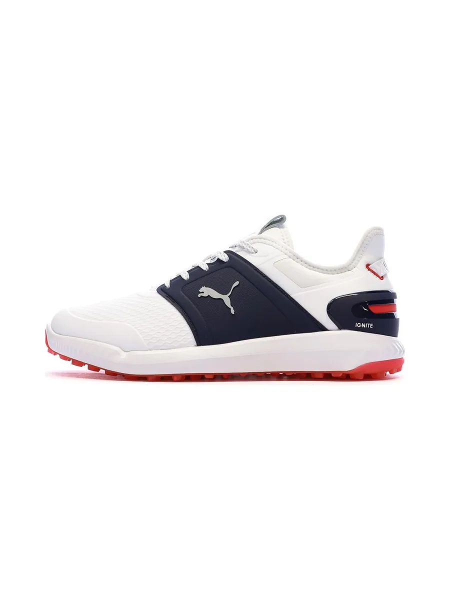 Chaussures de Golf Blanc/Marine Homme Puma Ignite Elevate 1