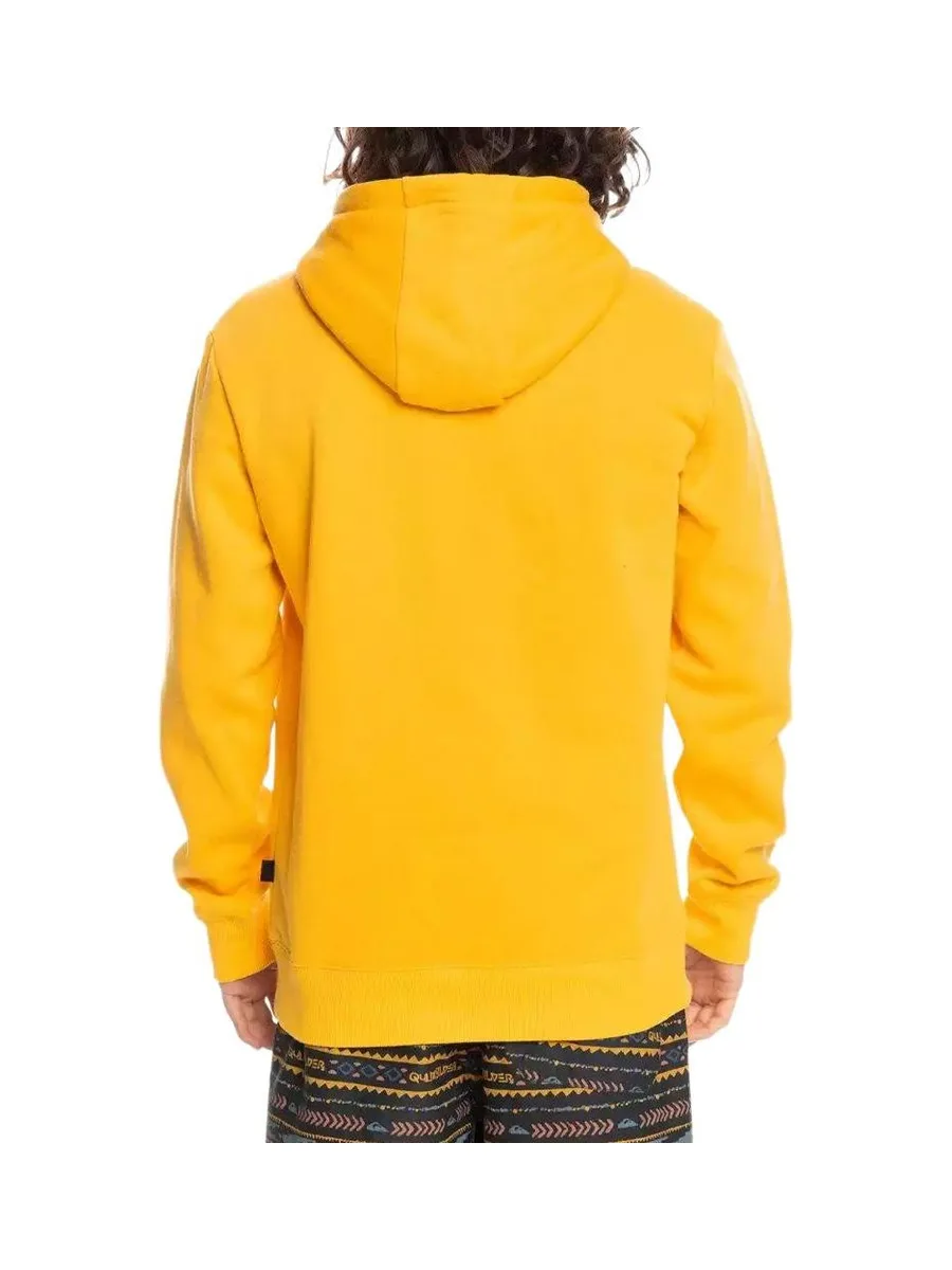 Sweat Jaune Homme Quiksilver Biglogohood 3