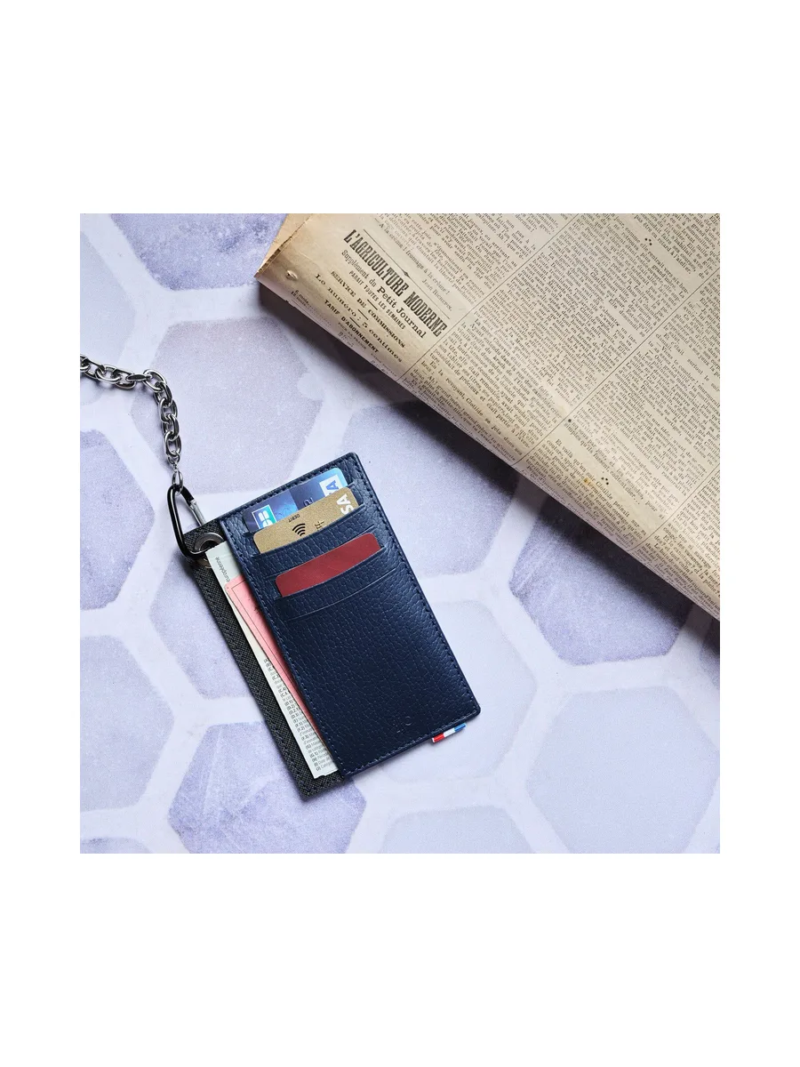 JOCE - Porte-cartes vertical à poche en liège - Naturel 65