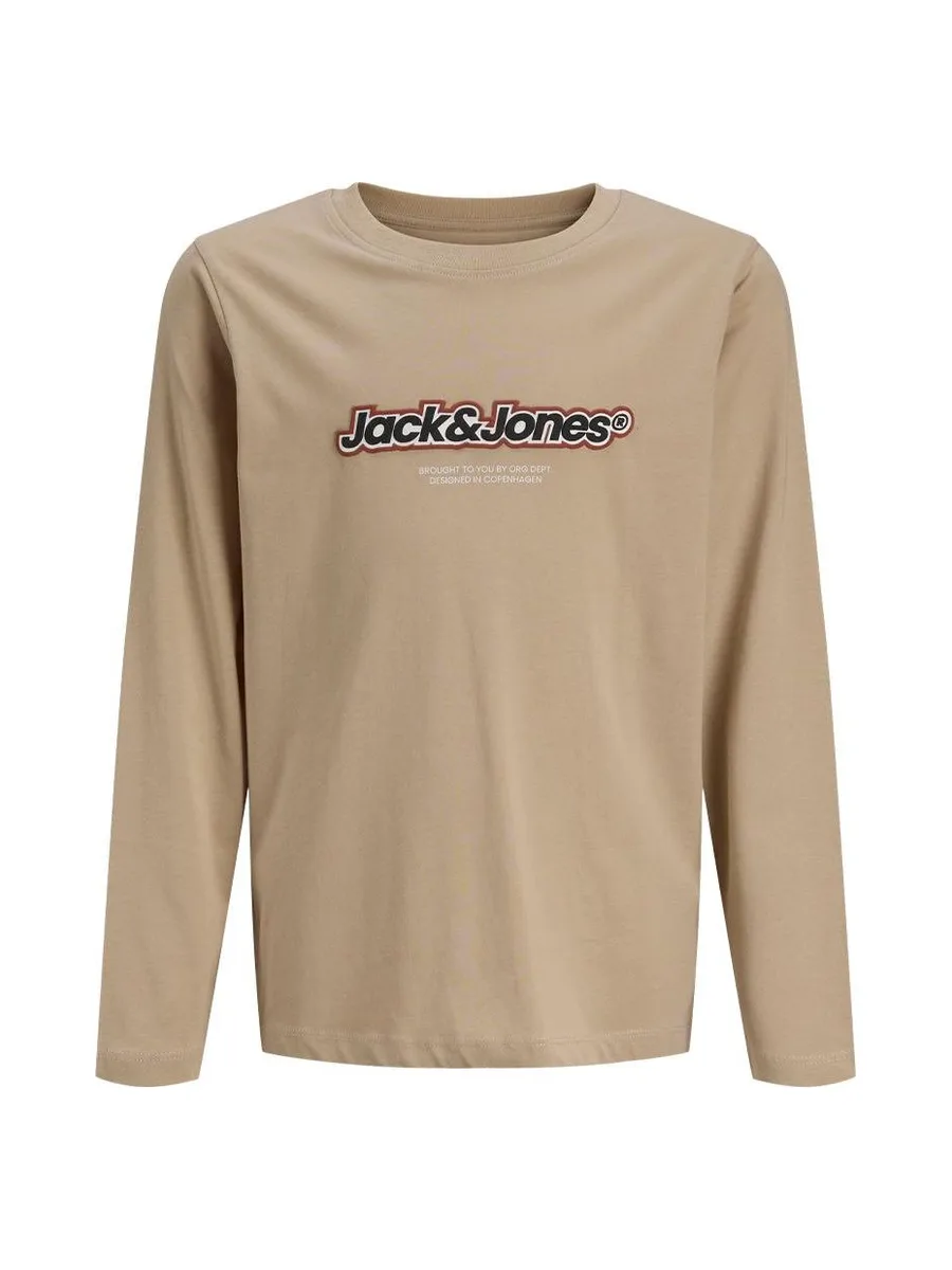 T-Shirt Beige Garçon Jack & Jones Nohos 3
