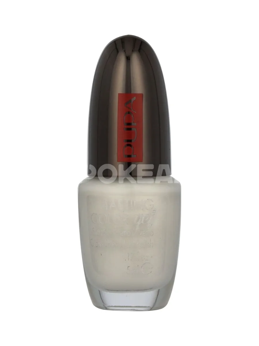 Pupa Lasting Color Gel Glass Effect Nail Polish 5ml - #072 White Heat 1