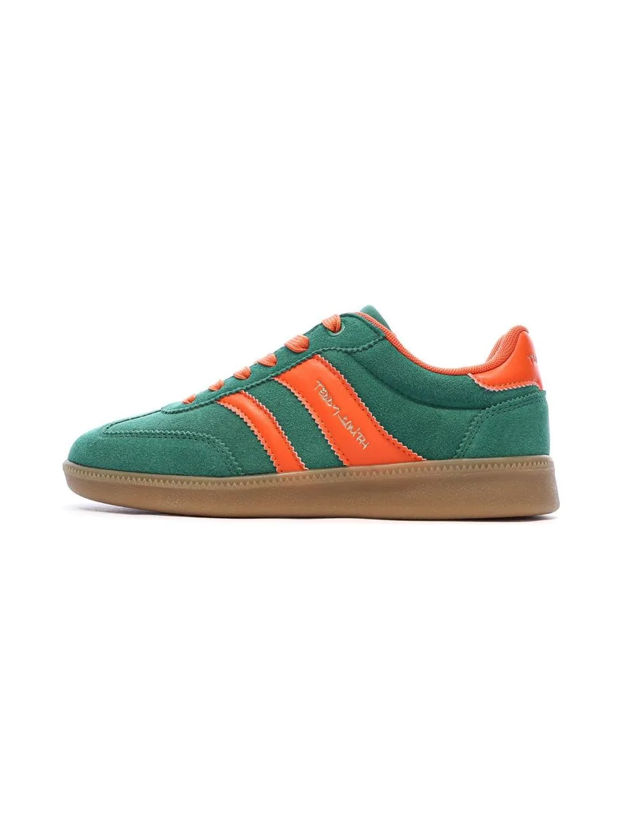 Baskets Vert Foncé/Orange Femme Teddy Smith 120235 2