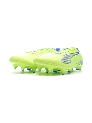 Chaussures de Foot Jaune Fluo Homme Puma Ultra 5 Play MxSG 6