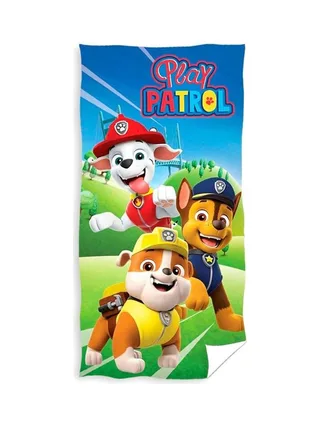 Serviette Vert/Bleu Fille Sport Zone Play Patrol 1