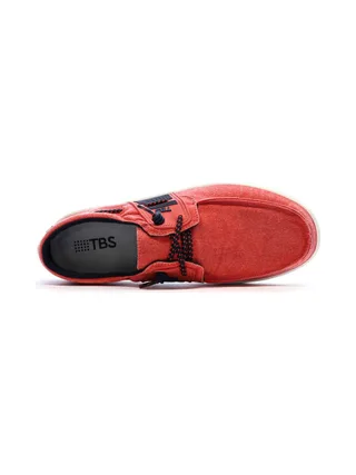 Chaussures Bateau Rouge Homme TBS Geo 4
