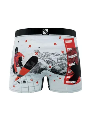 Boxer Gris/Rouge Garçon Freegun Montagne 2