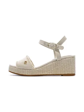 Sandales à Talons Beige Femme Tommy Hilfiger Wedgeee 1