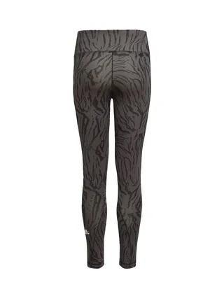 Legging Gris Zèbre Fille 7/8 Adidas Tight 2