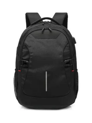 Global Notebook Backpack 15.6 Black wit 1
