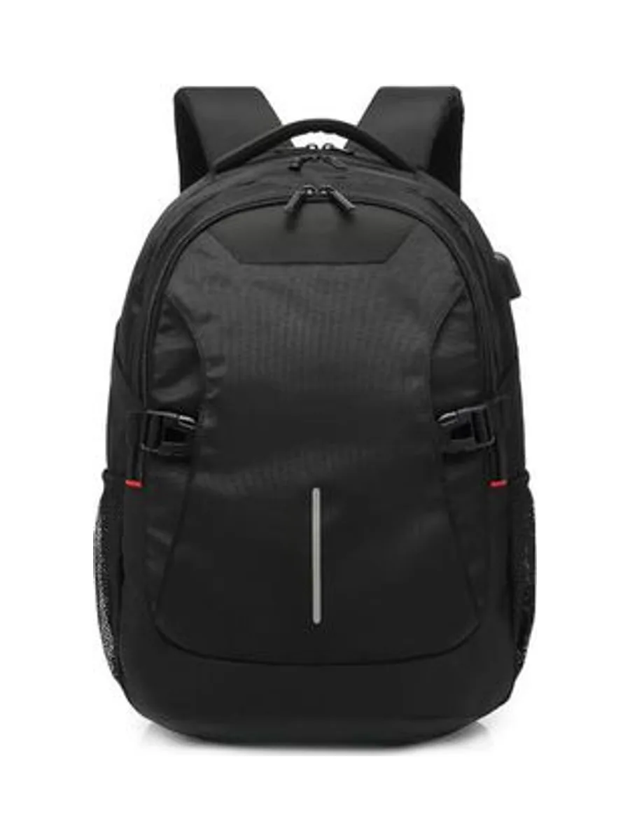 Global Notebook Backpack 15.6 Black wit 1