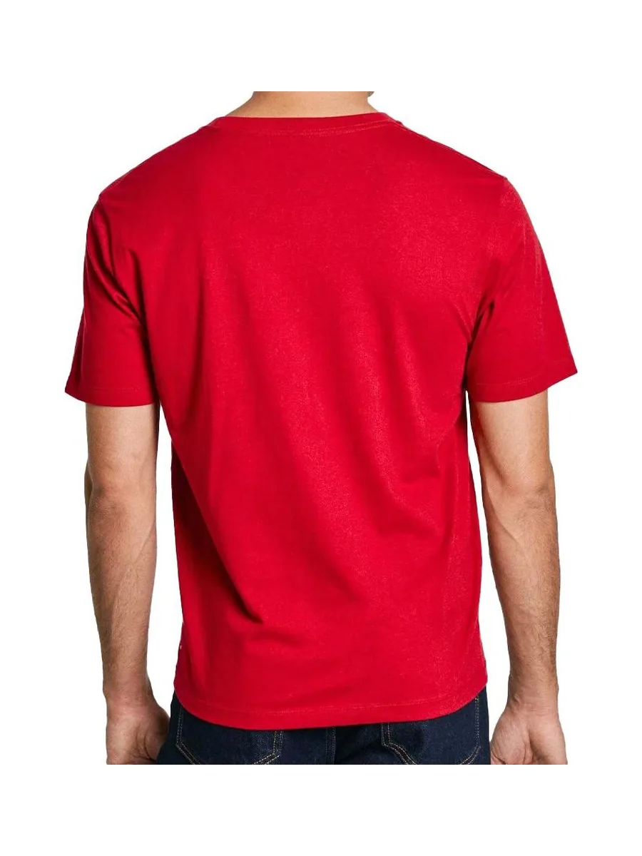 T-shirt Rouge Homme Pepe jeans Eggo SEB 3