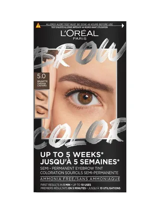 Brow Color Coloration Sourcils Semi-Permanente L'Oréal Paris 5.0 Brunette 1