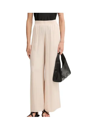 Pantalon fluide/toile Beige Morgan PWENDA 1