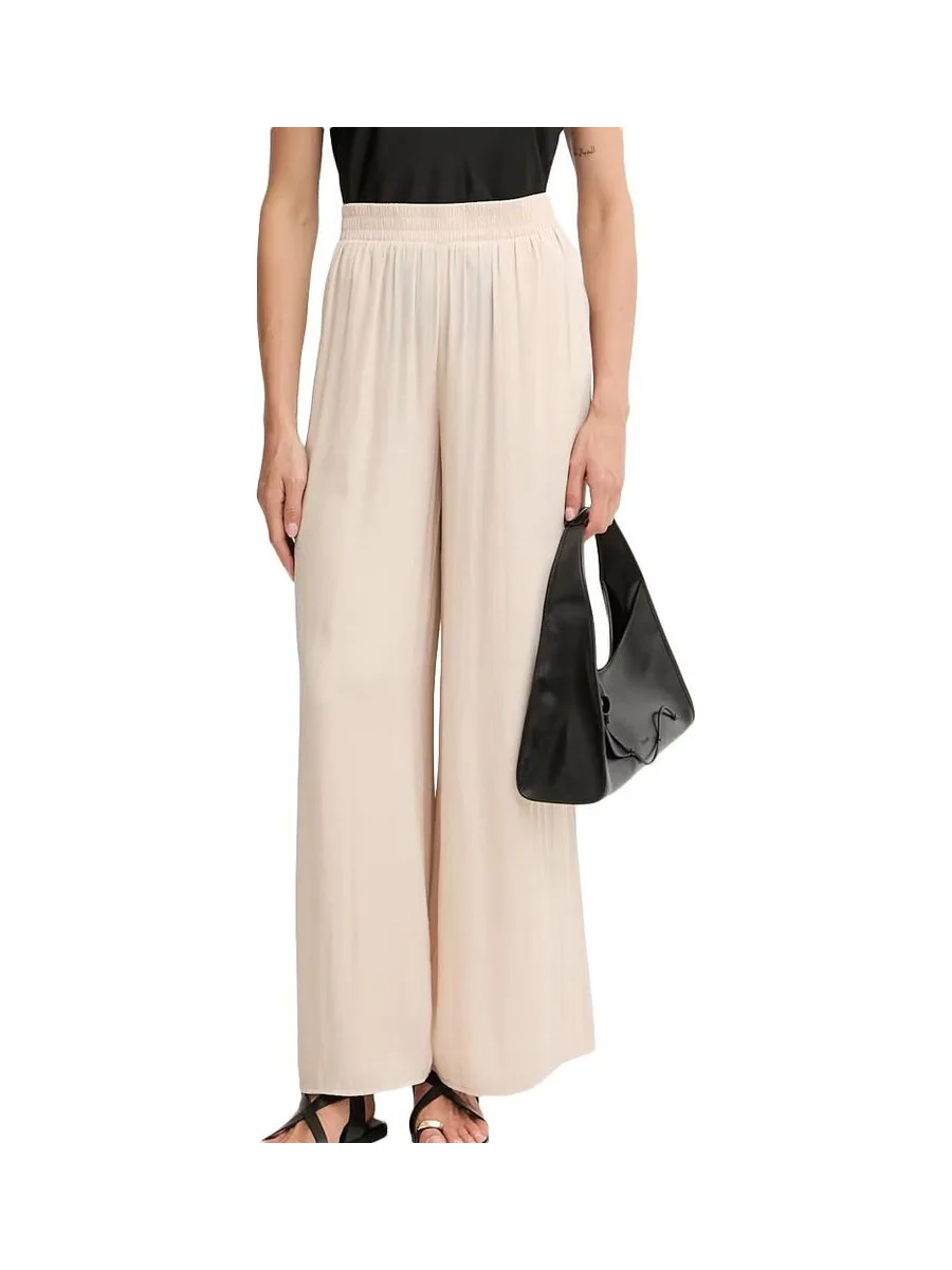 Pantalon fluide/toile Beige Morgan PWENDA 2