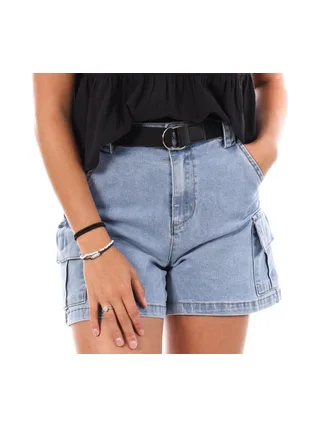 Short Bleu Femme Monday Premium LW525 1
