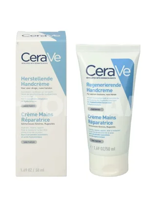 CeraVe Reparative Hand Cream 50ml - For Extremely Dry, Rough Hands/Fragrance Free 1