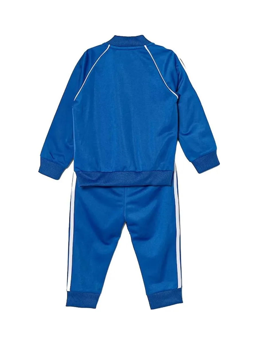 Survêtements Bleu/Blanc Garçon Adidas Tracksuit 4