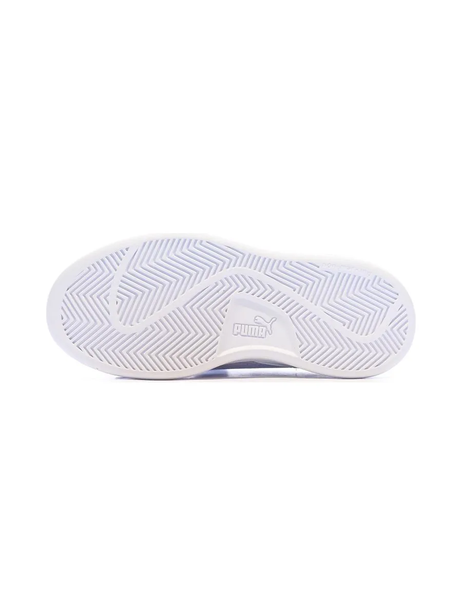Baskets Blanc/Rose Fille Puma Smash 3.0 6