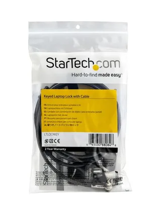 Cable Lock - Keyed - Push-to-Lock Button 5