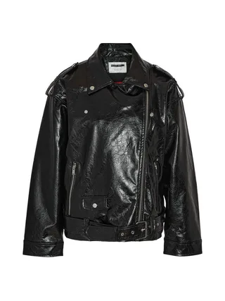Veste Similicuir Noir Femme Noisy May Paulina Biker 3