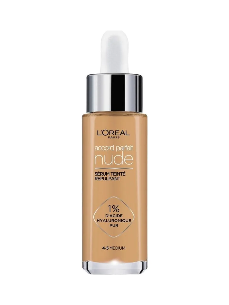 Sérum Teinté Repulpant L'Oréal Paris Accord Parfait Nude 4-5 Medium 2