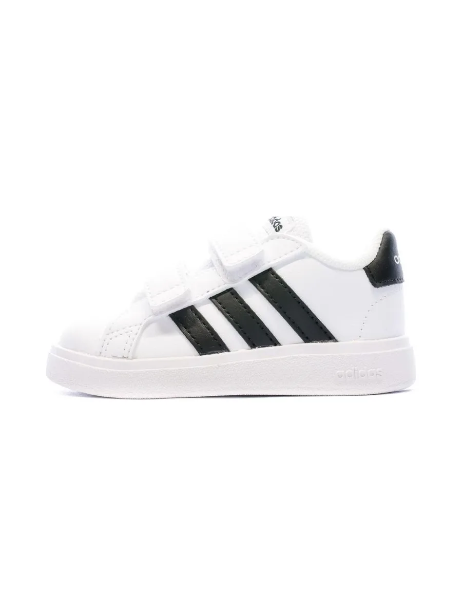 Baskets Blanc/Noir Bébé/Garçon Adidas Grand Court 2.0 2