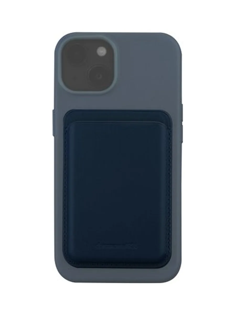 Leather wallet with MagSafe Blue 6