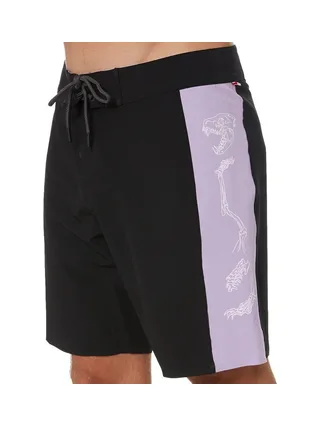 Short de bain Noir/Violet Homme Globe Dion Agius 1