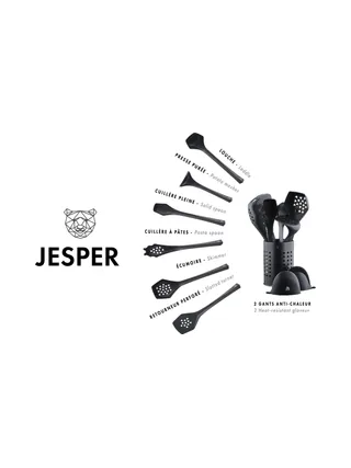 Set d'ustensiles de cuisine en thermoplastique JESPER - 9 pièces 3