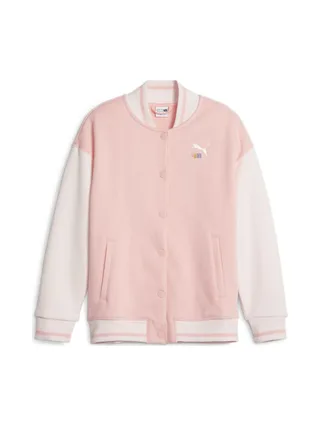 Veste Rose Fille Puma Sweater 1