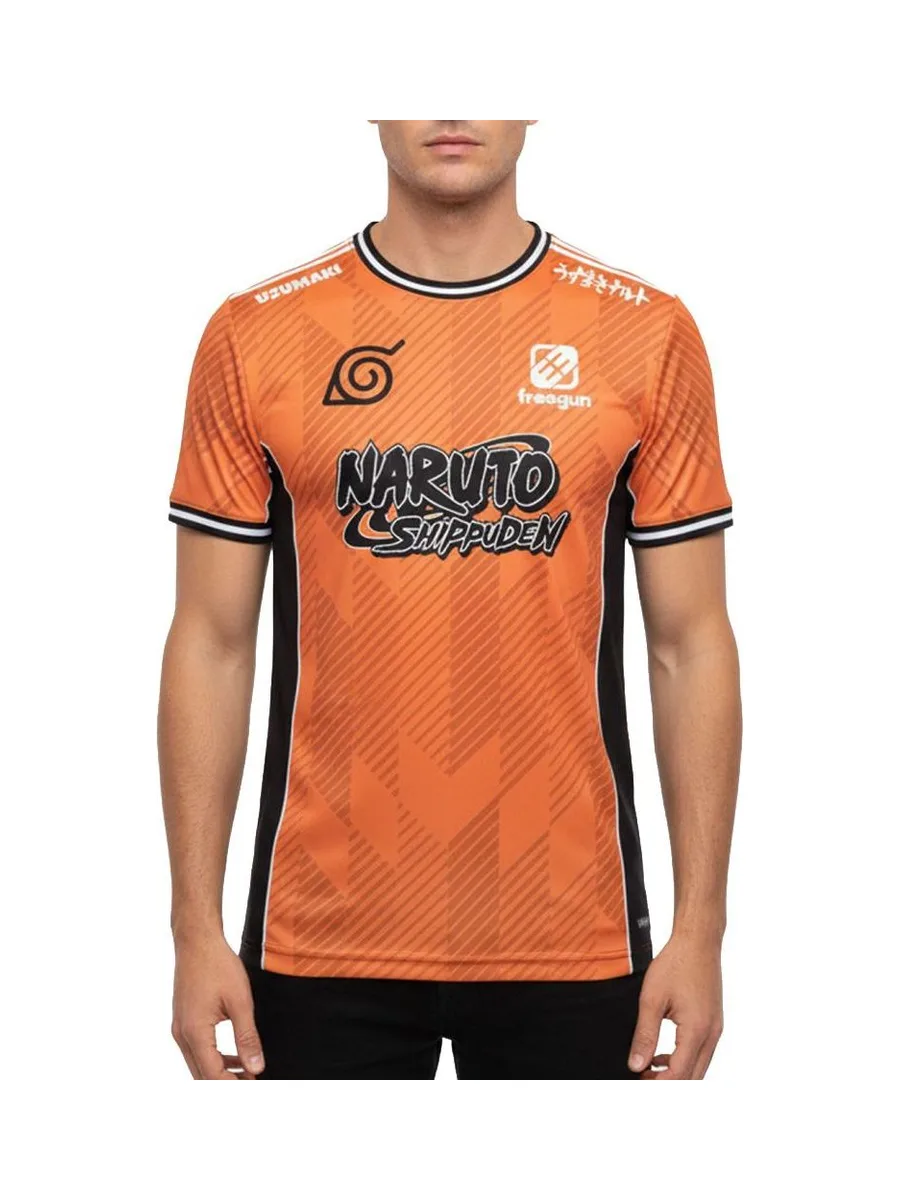 T-shirt Microfibre Orange homme Freegun Naruto Shippuden 2