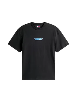 T-Shirt Noir Homme Tommy Hilfiger DM0DM22051 2