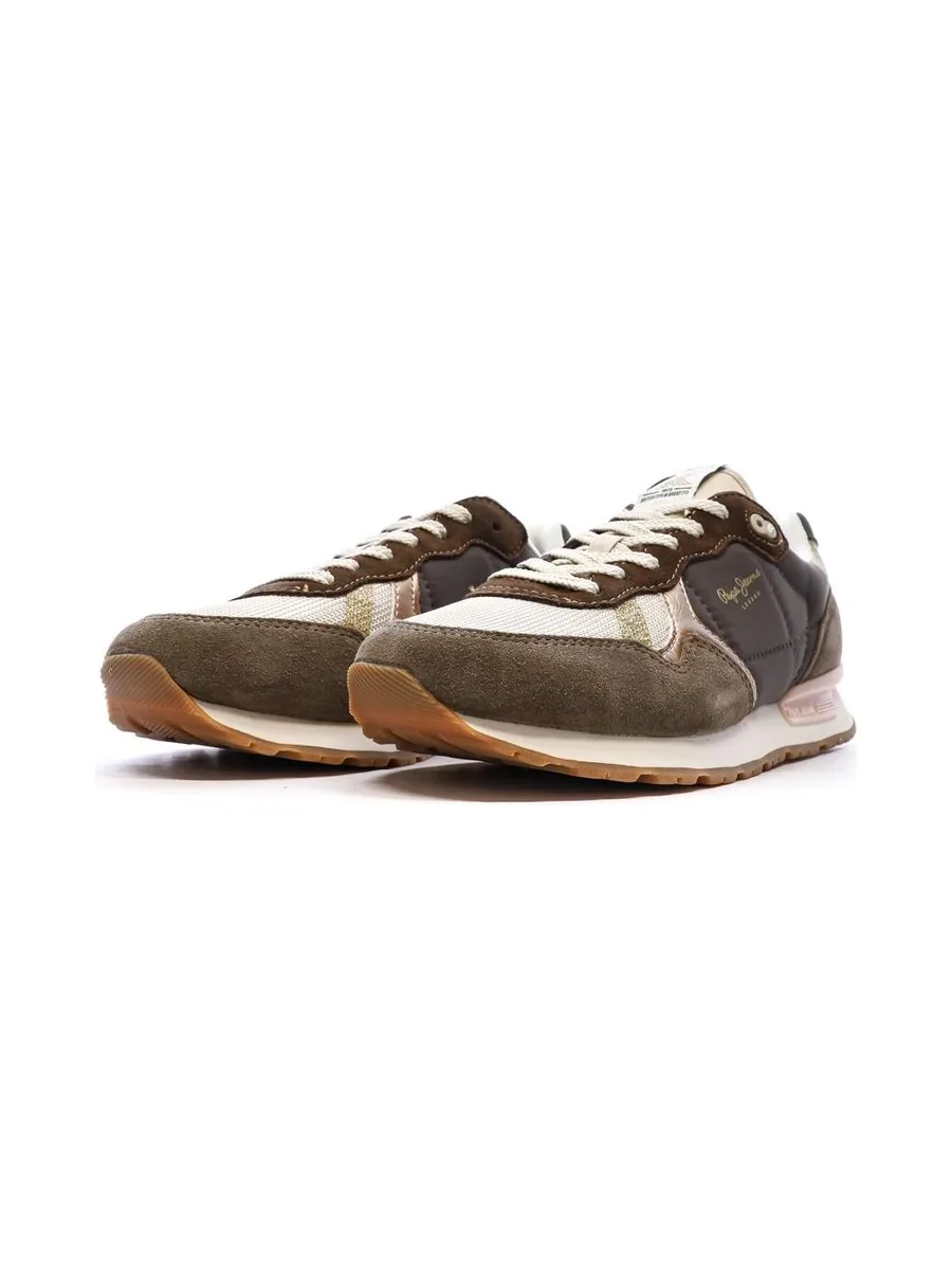 Baskets Marrons Femme Pepe jeans Brit Mixt 7
