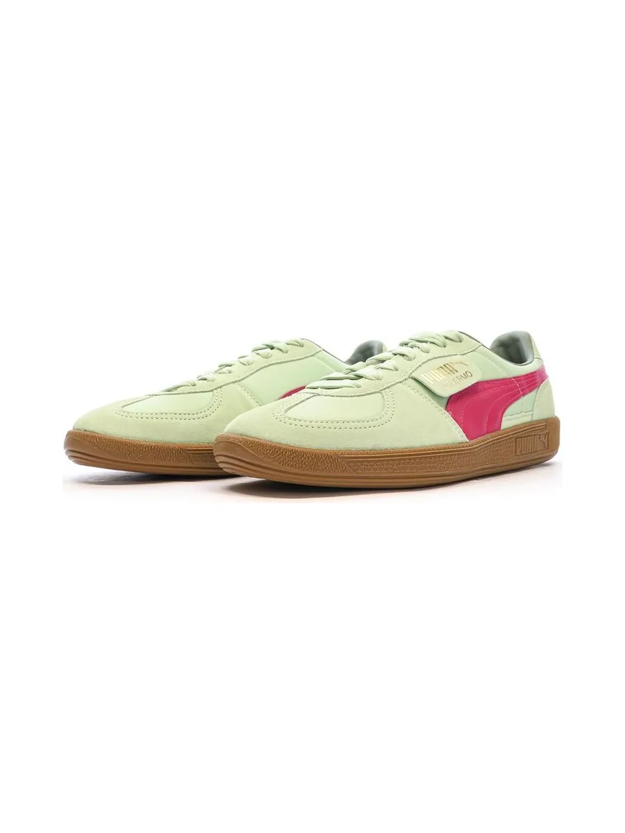 Baskets Verte/Rose Homme Puma Palermo 6