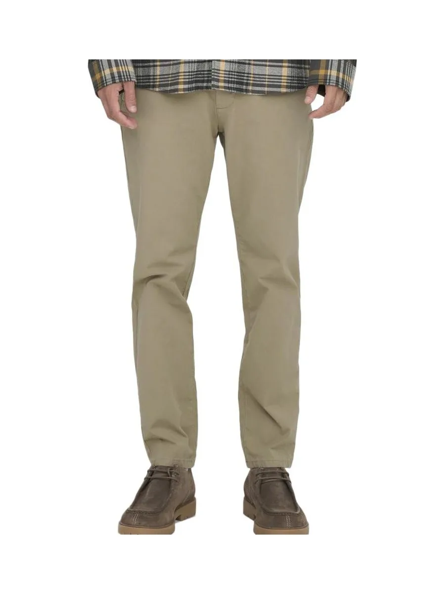 Pantalon Beige Homme Only & Sons Free Regular 1