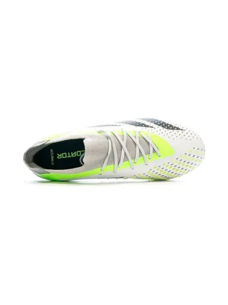 Chaussures de foot Blanc/Vert football Homme Adidas Predator Accuracy.1 L AG 4