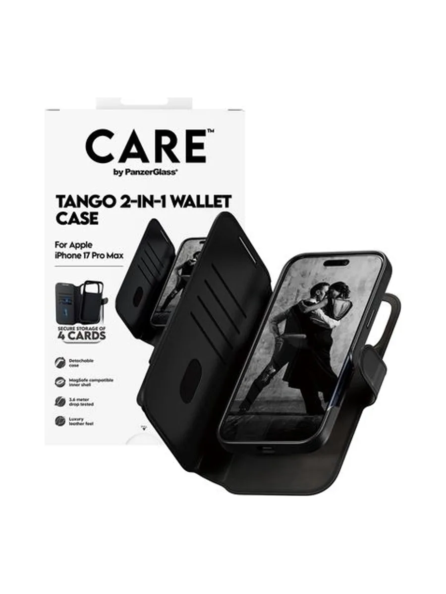 PanzerGlass CARE™ by ® Tango 2-in-1 Wallet Case w. MagSafe iPhone 17 Pro Max mobile phone case 5