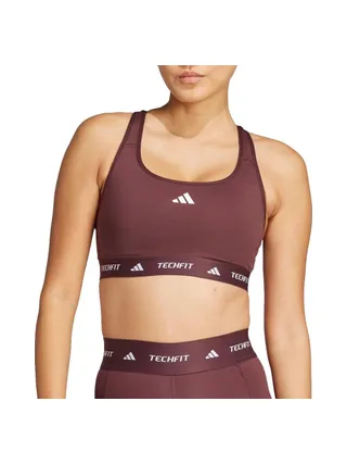 Brassière de Sport Prune Femme Adidas Tf Bra 1