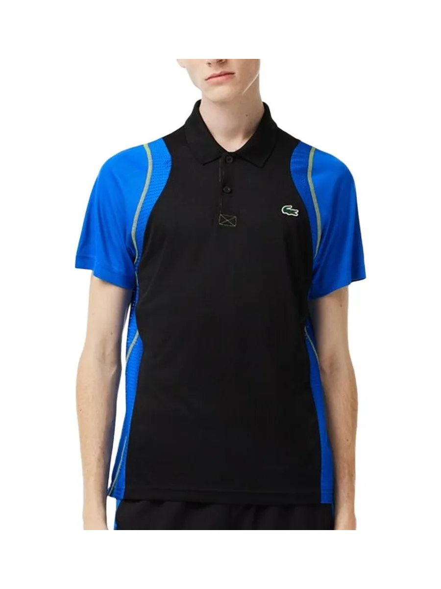 Polo Noir/Bleu Homme Lacoste DH5180 2