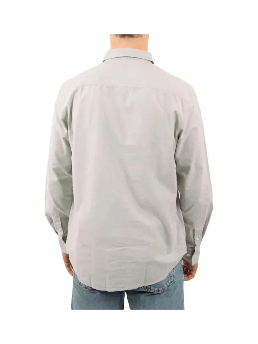 Chemise Beige Grisé Homme Calvin Klein Jeans Oxfords 3