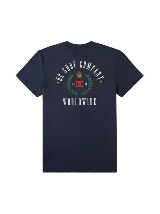 T-Shirt Marine Homme Dc shoes Hills 2