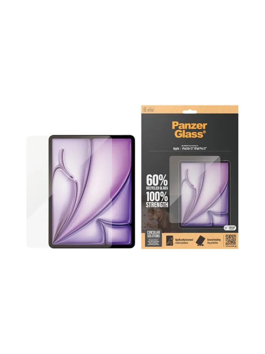 PanzerGlass ® Screen Protector iPad Air 13'' (2024-2026) | iPad Pro 13'' (2024-2025) | Ultra-Wide Fit 2