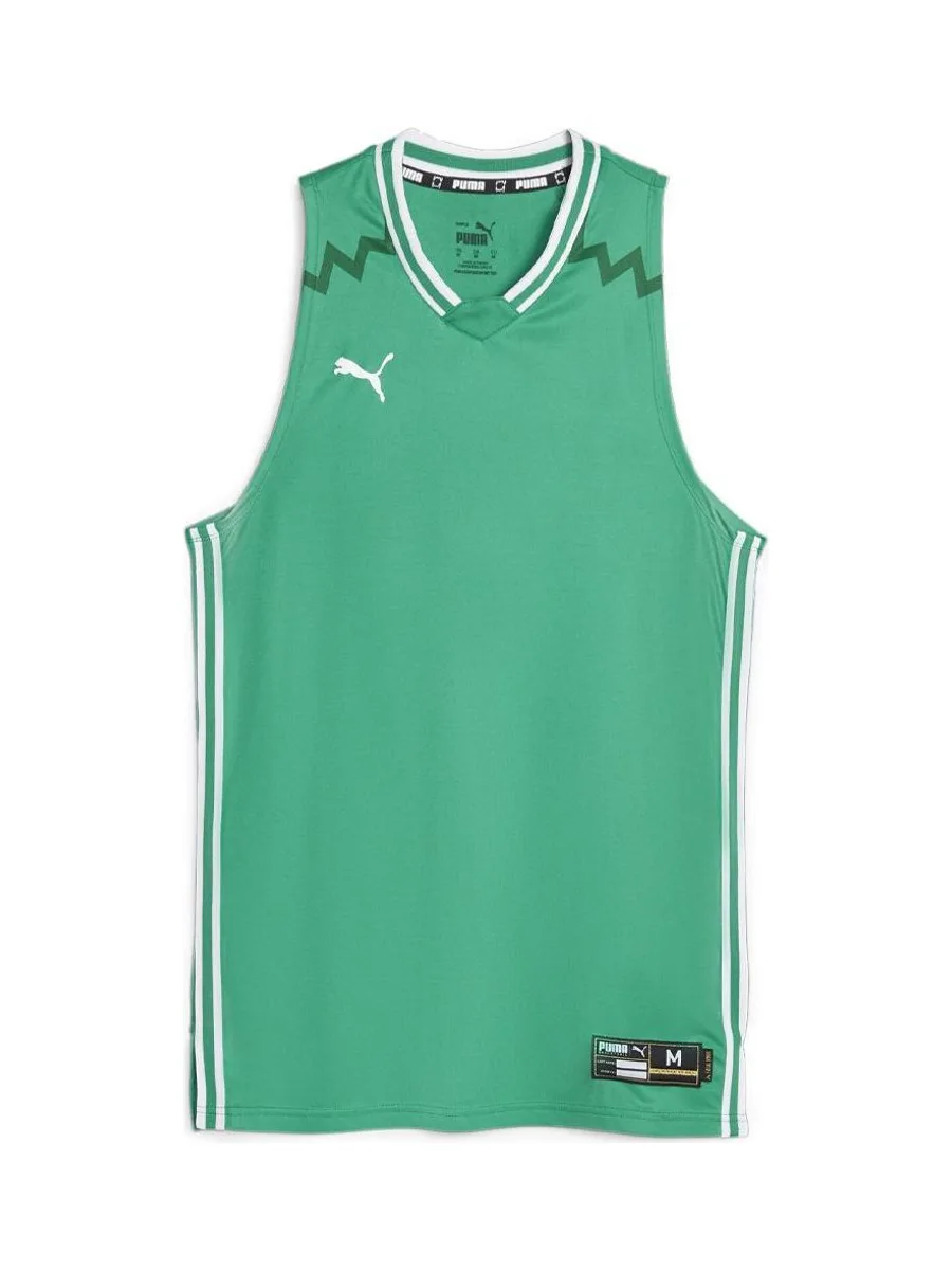 Débardeur de Sport Vert Homme Puma Hoops 2