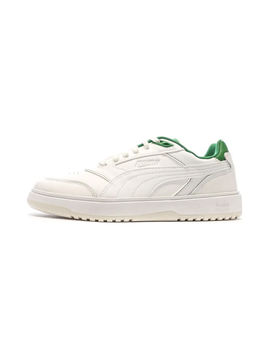 Baskets Blanches/Vertes Homme Puma Doublecourt03 2