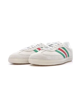Baskets Grises/Vertes/Rouges Homme Adidas Samba 6
