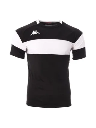 T-Shirt de Sport Noir/Blanc Homme Kappa Dareto 33133WWJR 1