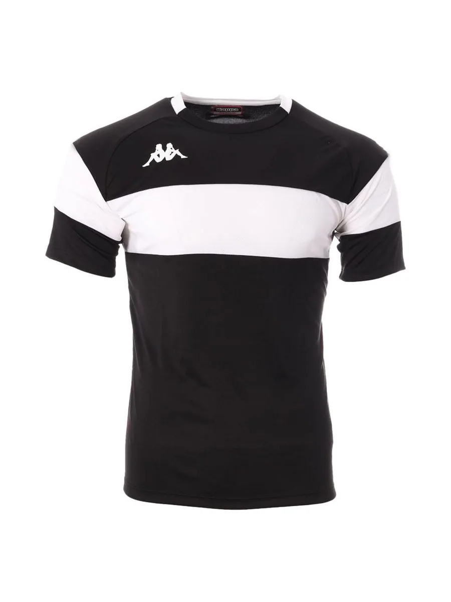 T-Shirt de Sport Noir/Blanc Homme Kappa Dareto 33133WWJR 1