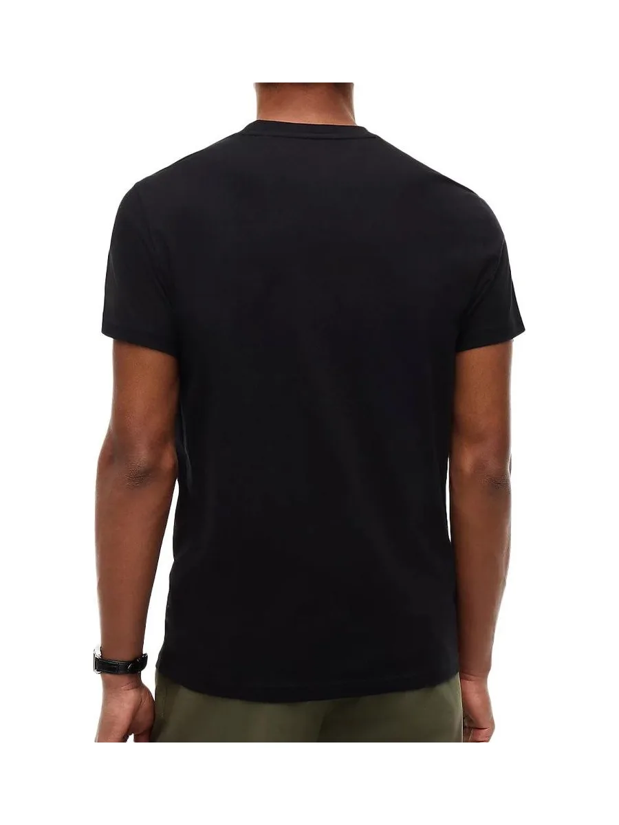 T-Shirt Noir Homme Tommy Hilfiger Signature C 3