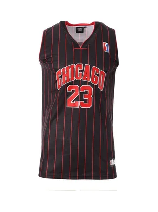 Chicago Maillot Noir/Rouge Homme Sport Zone Tank 23 1